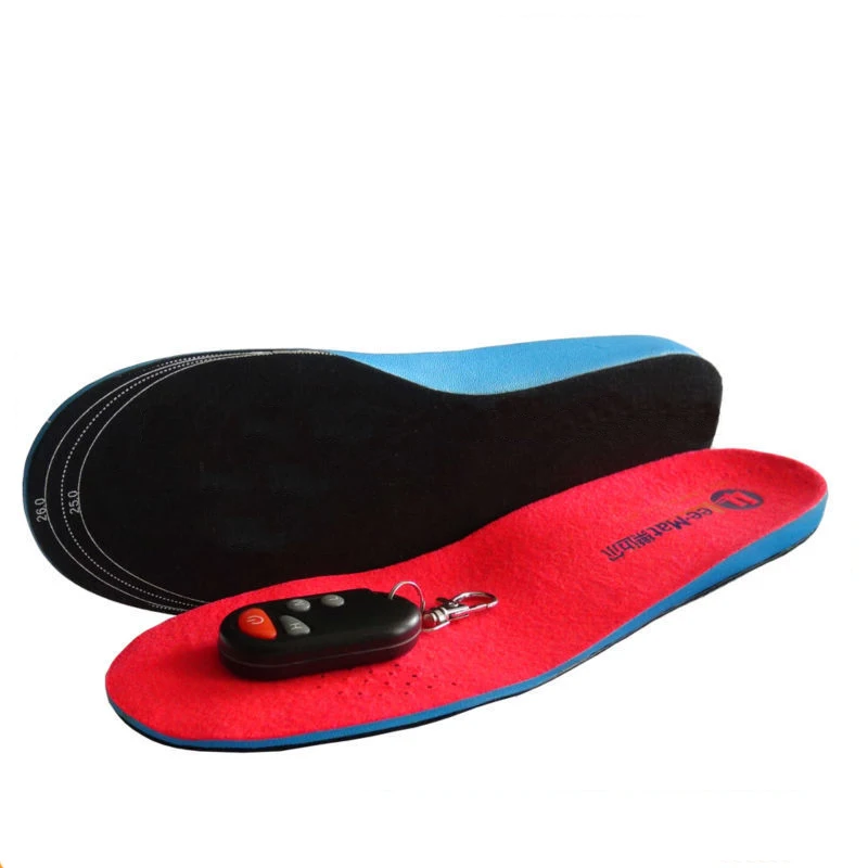 

Wireless Remote Control Insole Rechargeable Battery Heated Insoles For Winter Heated Shoe Insole, All colors available