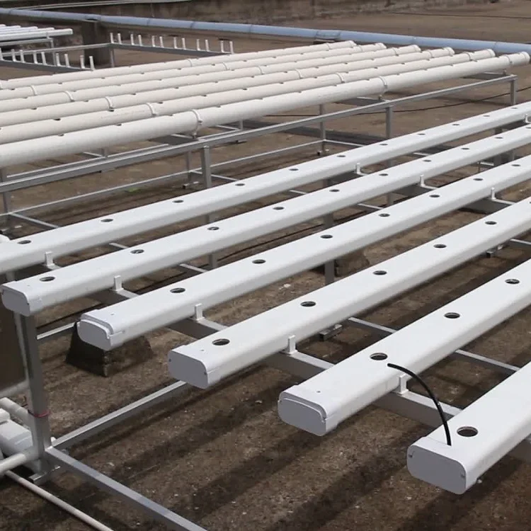 Pvc Hydroponic System Channel Square Tube With All Design Pattners