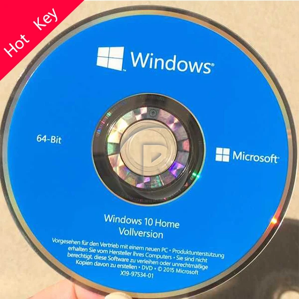 

Wholesale Windows 10 Home oem full package stable supply DHL free shipping Germany Language Windows 10 Pro