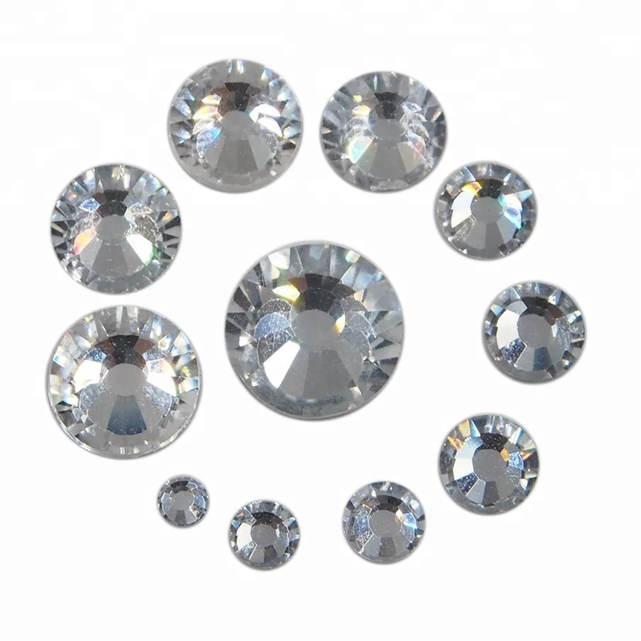 Superior Quality SS3 SS4 SS6 SS8 SS10 SS12 SS16 SS20 SS30 Crystal Color Strass Hotfix Rhinestone