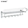 unique style for promotion portable washroom adjustable towel rack with hooks