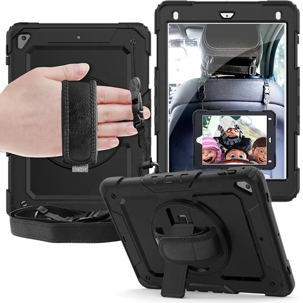 

Hand strap Kickstand tablet 9.7 inch cover case with pencil holder For iPad pro 9.7 2017/2018 cover