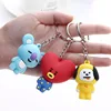 hot sale Korean cute BTS BT21 bullet-proof doll key chain keyring for men and women gifts