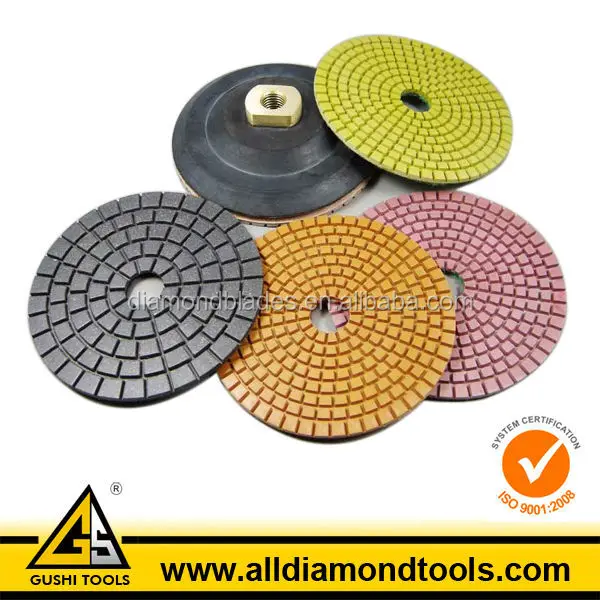Wet Resin Angle Grinder Machine Flexible Polishing Pad For Stone Buy