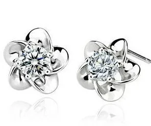 

Tryme Plum Blossom Crystal Earrings Zircon Wintersweet Club Crystal Earrings, N/a