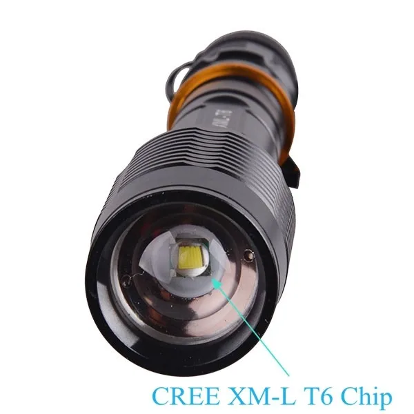 Flashlight LED Torch Light, LED Police Flashlight Torch, Metal LED flashlight