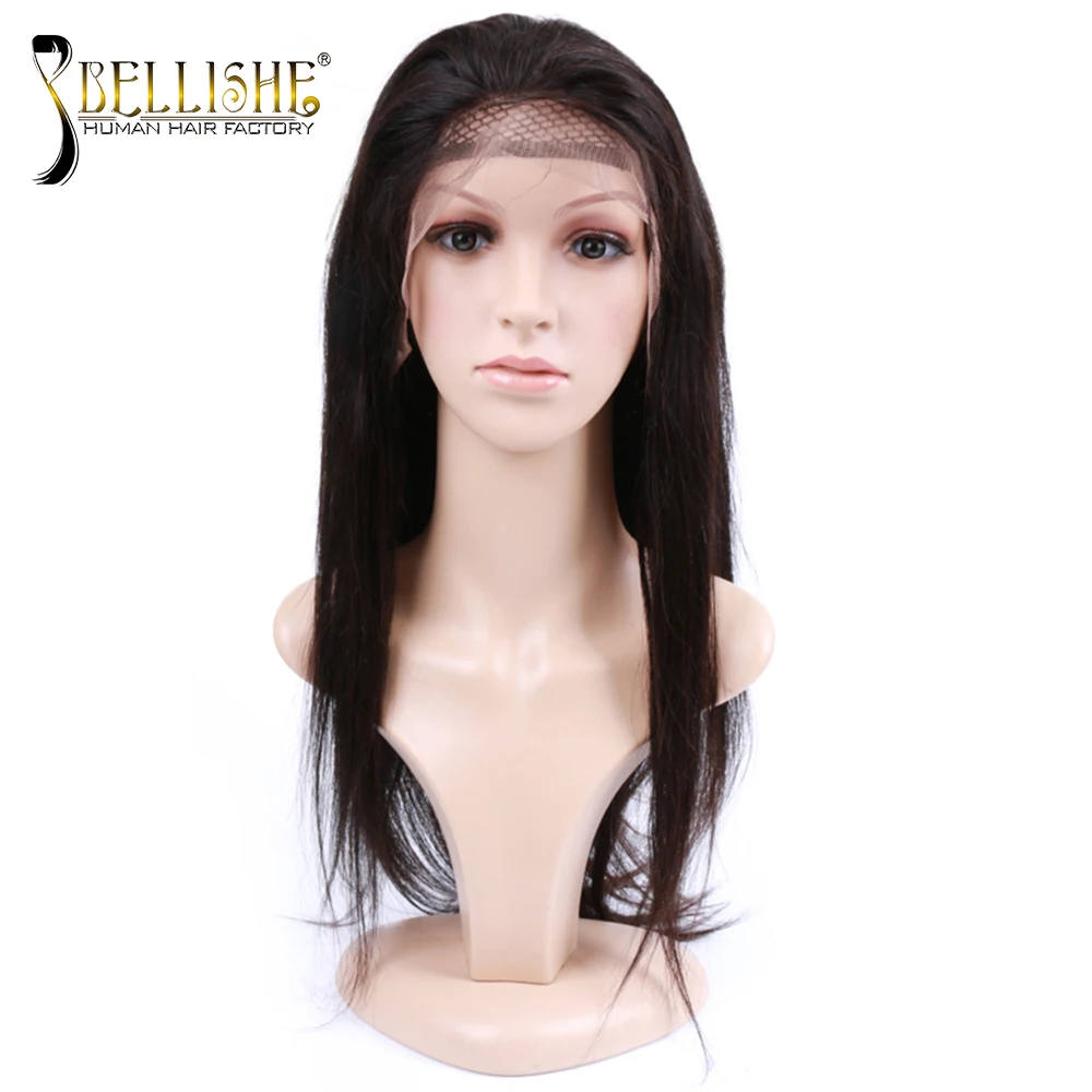 

natural unprocessed remy virgin human hair wig brazilian full lace sew in wig! long human hair wig, #1b