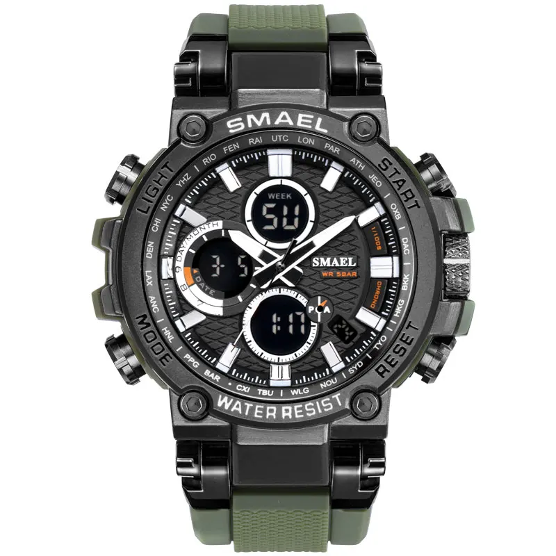 

Fashion 2019 New Design Own Brand SMAEL 1803 5ATM Waterproof Men Sport Wristwatch
