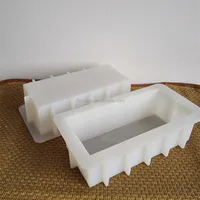 

Custom handmade silicone soap loaf molds for concrete rectangle soap