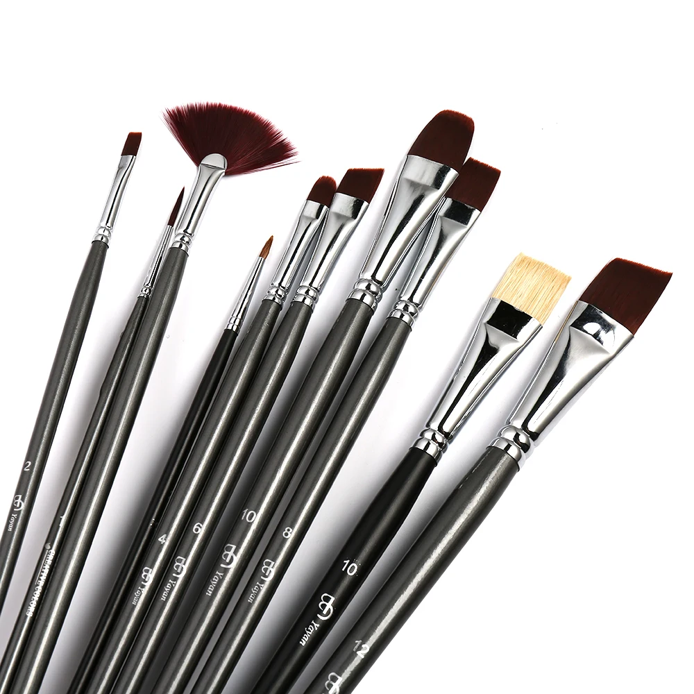 Bulk Wholesale Art Supplies Bristle Weasel Artist Brushes Set With Private Label Buy Bulk