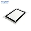 CF2A frameless doubl side crystal light box hanging window display light box