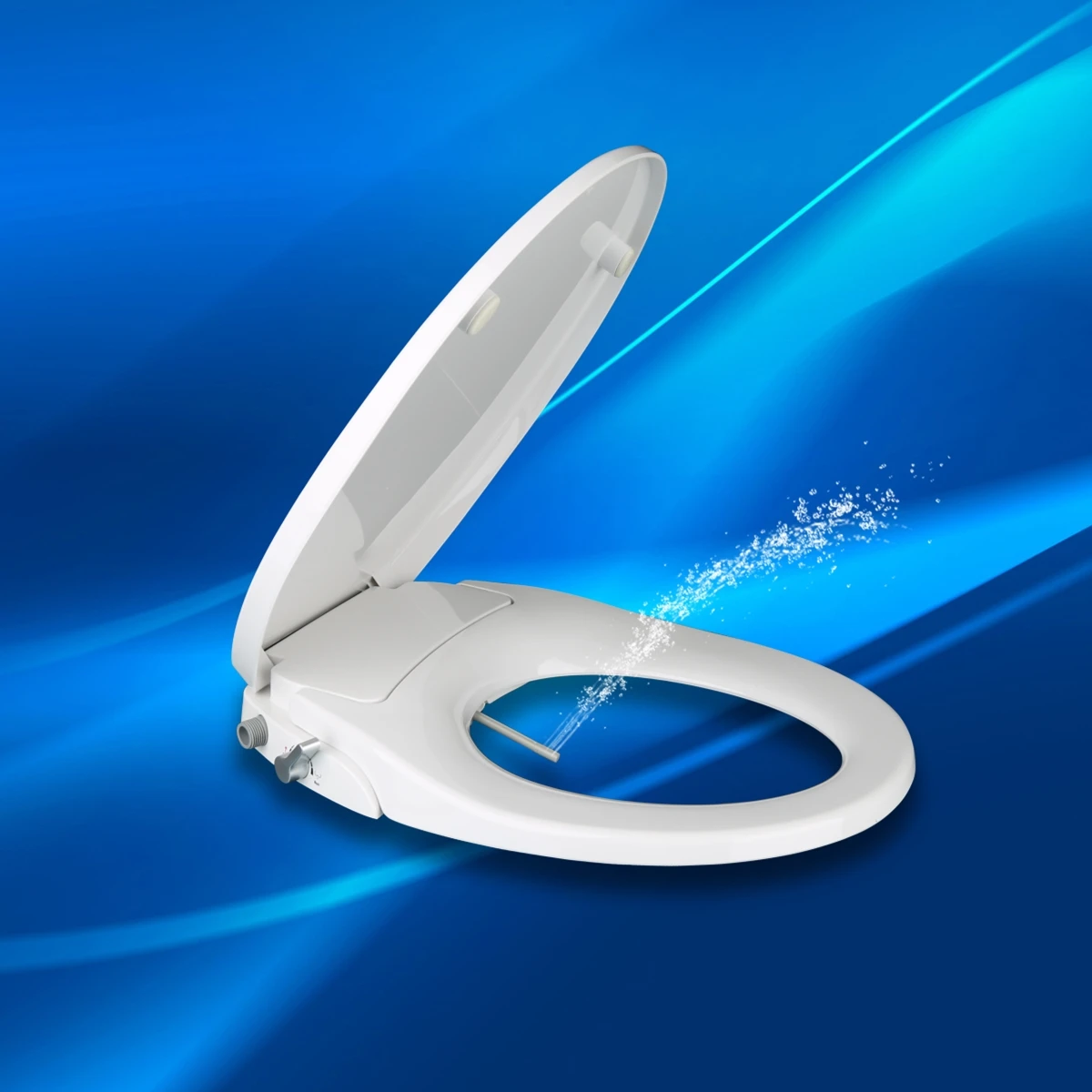 Nonelectric Clean Anus European Style Abs Material Toilet Seat Bidet