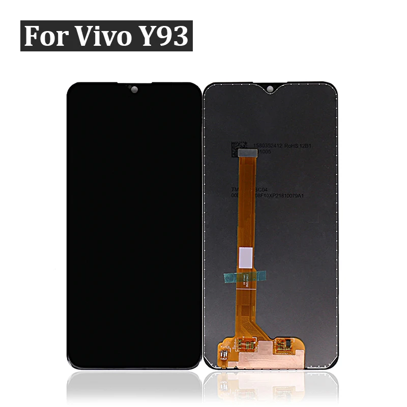 

Mobile LCD Screen For Vivo Y93 Y93A LCD Display With Touch Screen Digitizer Assembly, Black