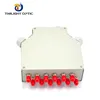 12 Port SC ST fiber optic terminal box/patch panel din rail