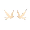 95559 xuping shopping online unique shape specially designs animal birds 18k gold stud earring