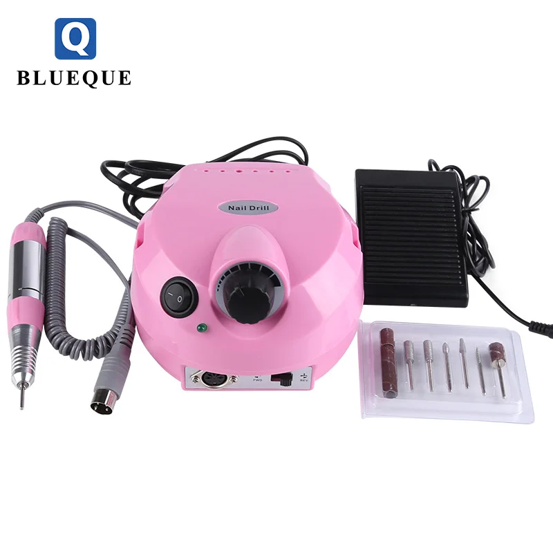 

2021 promotion nail drills electric pedicure manicure 30000 RPM nail drills, Pink