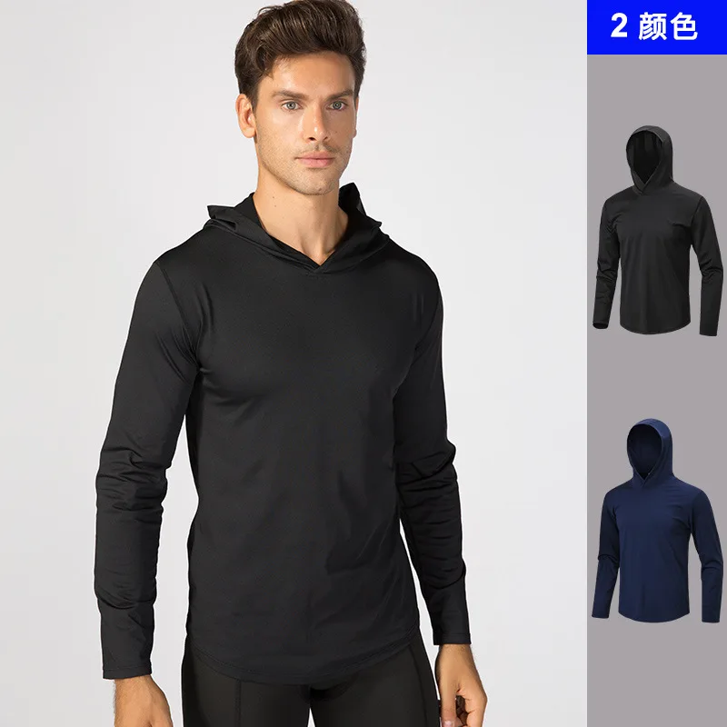 Breathable Men Workout Clothing Gymwear Sport Pullover Sweatshirts ...