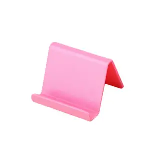 Universal Plastic Phone Holder Stand Base For iPhone 7 8 X for Samsung Smartphone Candy Color Mobile Phone Bracket