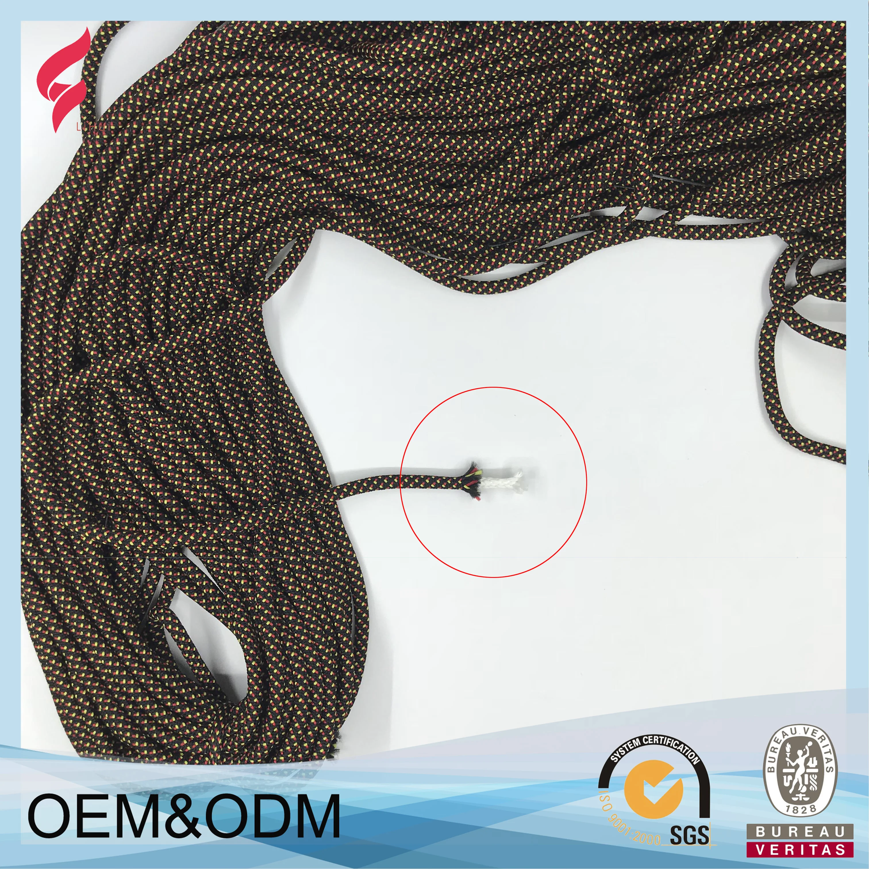 Customized Garment Round Draw Cord Silicone Dipped Aglet