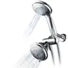 ABS stainless steel 5 function adjustable bathroom shower set
