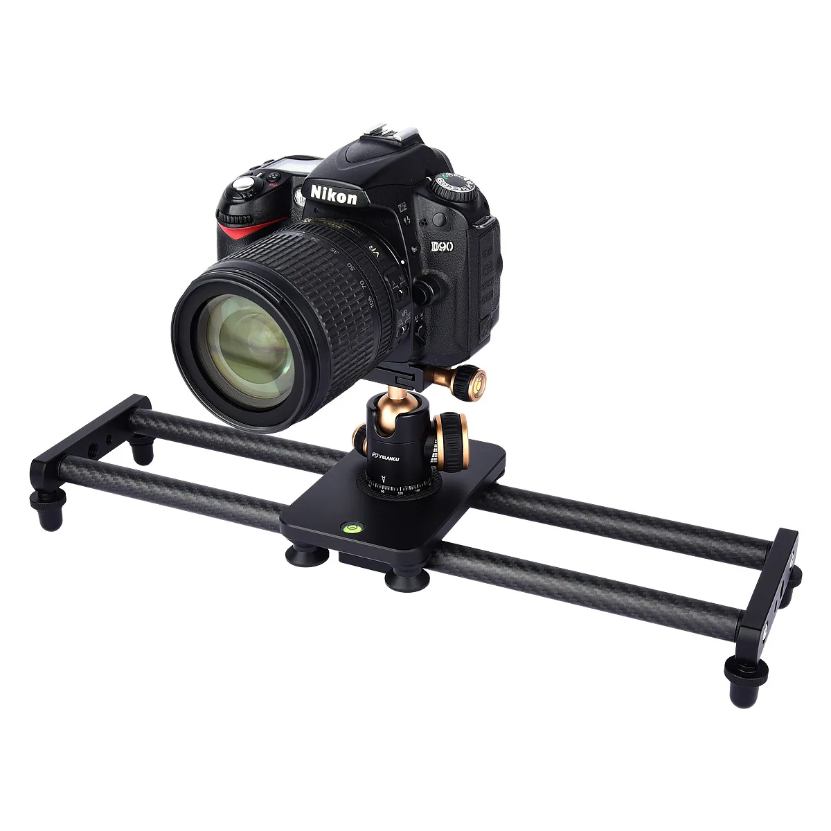 JingYing best 40CM carbon fiber cell phone video DSLR camera slider for mobile phone camera
