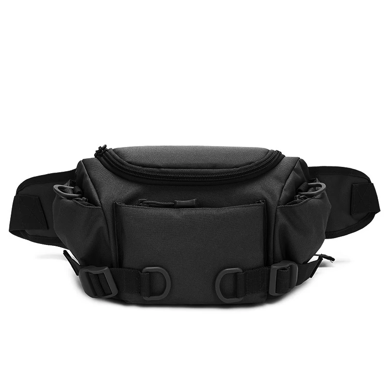 

2021 New arrival nylon sport sling bag for men custom tactical military fanny pack waist bag