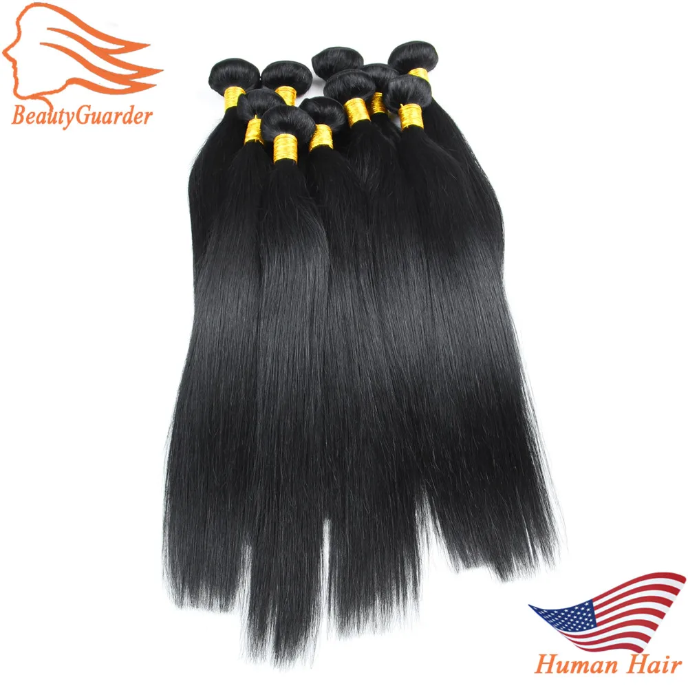 

Wholesale Brazilian Straight Hair Weave 3 Bundles Unprocessed Virgin Brazilian Hair Natural Black, Natural color