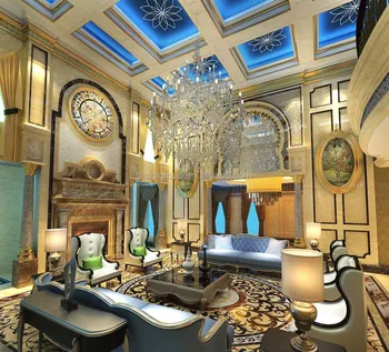 Classic Italian Style 3d Interior Design For Living Room Of