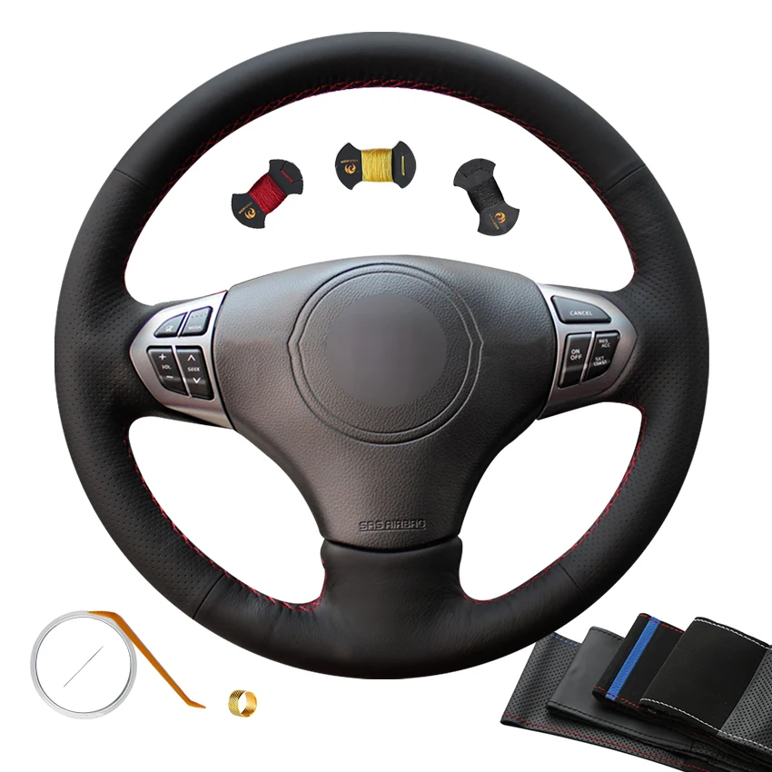 

Hand Sewing Artificial Leather Steering Wheel Cover for Suzuki Grand Vitara 2007 2008 2009 2010 2011 2012 2013