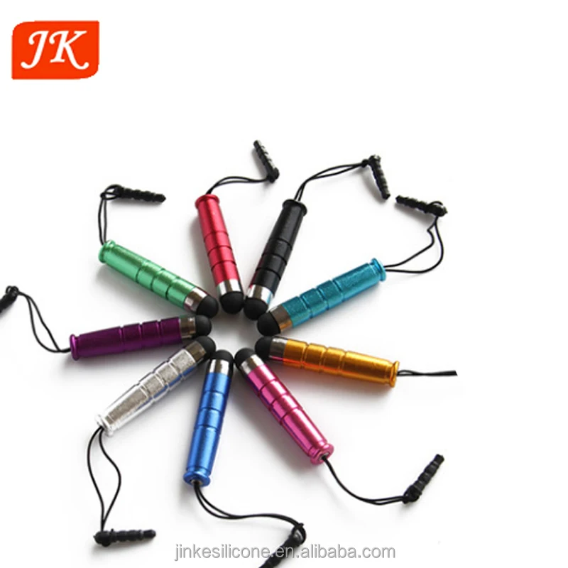 Promotional gift capacitive touch screen stylus pen with dust plug