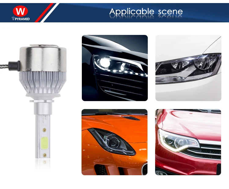 For Competitive price auto accessories CE RoHS 360 Degree 60w 880 car h4 led headlight bulbs