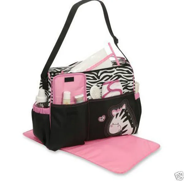 Babyboom Pink Zebra S Diaper Duffle Bag Baby Boom Tote Ious Organize Carter For Nautical Product On