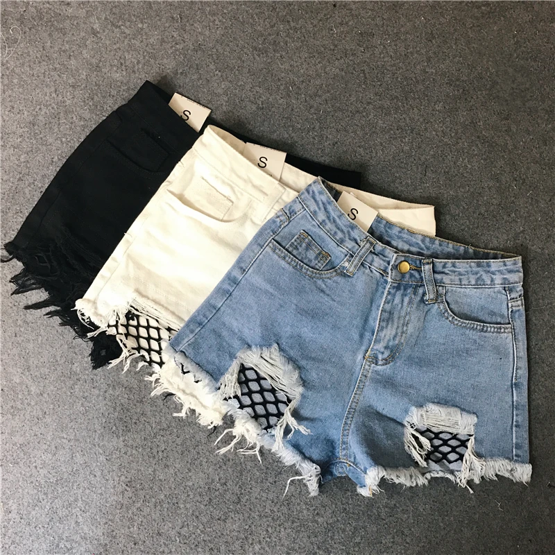 women hole sexy denim shorts washing 2019 new summer hot shorts