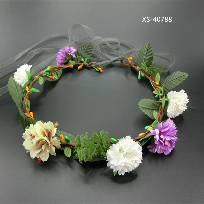 Wedding Hair Accessories Flower Headband Flower Headband Crown For
