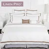 100% Cotton 400TC Percale Bedding Set Wholesale Hotel Bedsheet