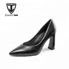 Women Simple Thick Heel Shoes Lady Formal Office Shoes