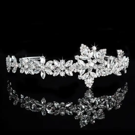 

Wholesale new wedding headdresses silver tiaras and crown