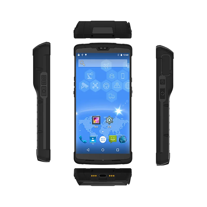 android handheld uhf rfid reader handheld fingerprint mobile terminal industrial rugged handheld pda