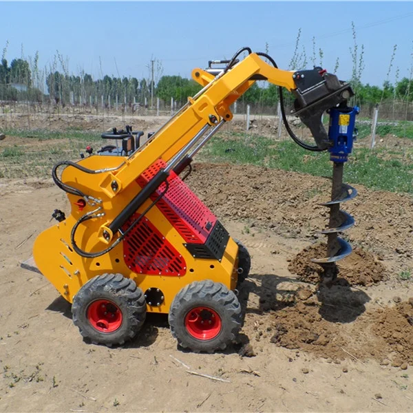 Hot Sale Skid Steer Loader With Attachment Auger 300mm 450mm 600mm