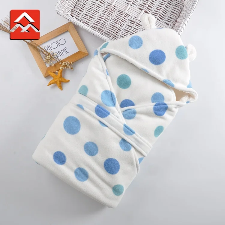 
Fresh Cute Pattern Newborn Baby Children Ploalr Fleece Wrap Swaddle blanket 