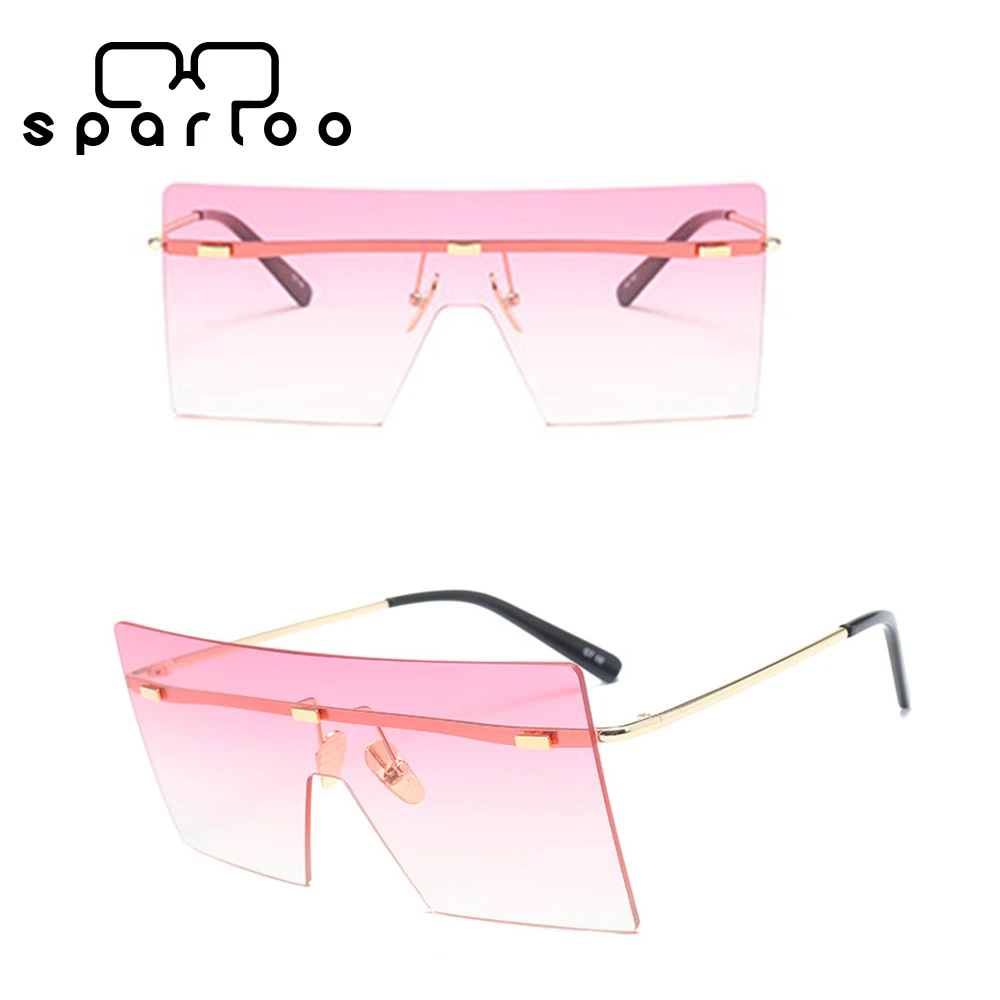 

Sparloo 1171 Wholesale Frameless Womens Oversized Matrix Sunglasses China