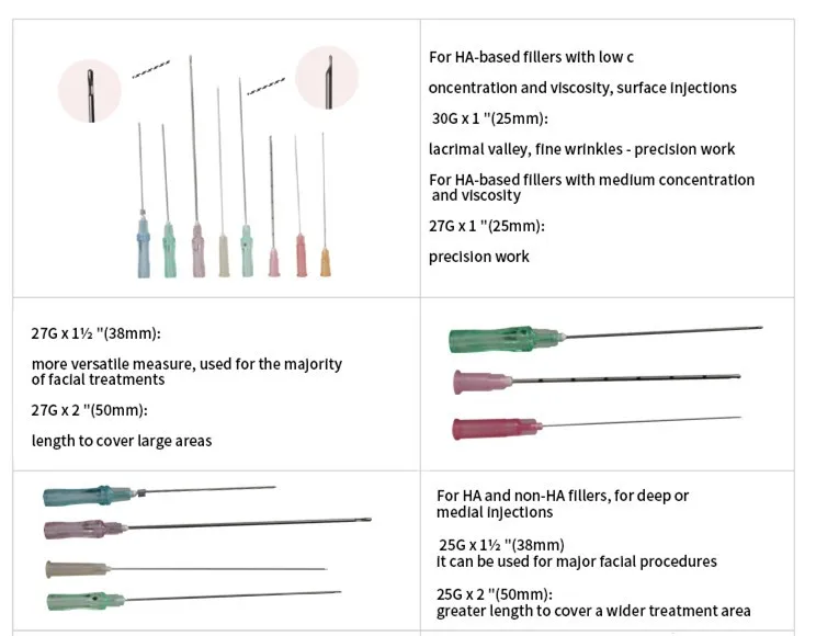 Hypodermic Needle Sizes 21g 28g 30g 31g 4mm 6mm 8mm Buy High Quality