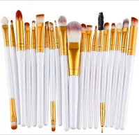 

20pcs eye makeup brush includes eyeshoow brush, eyelinder eye brow brush set 5colors for selection