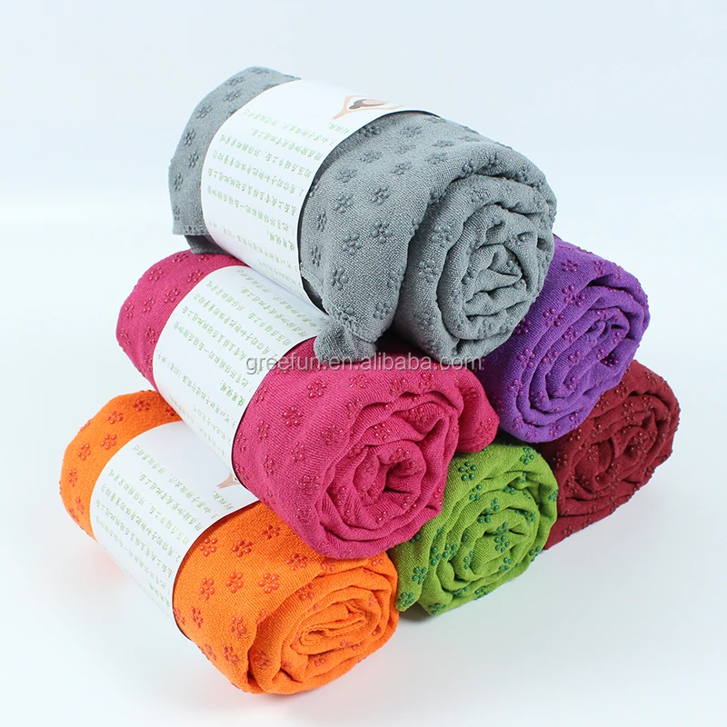 Washable Ecofriendly 100 Microfiber Exercise Pilates Yoga Mat Towel