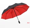 10 Bone 3 colors Fully Automatic Double-layer Umbrella Large Reinforced Ten-bone Wind-resistant Folding Umbrella