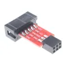 Improved Version 10 Pin To 6 Pin Adapter Board For ATMEL STK500 AVRISP USBASP ISP Interface Converter AVR