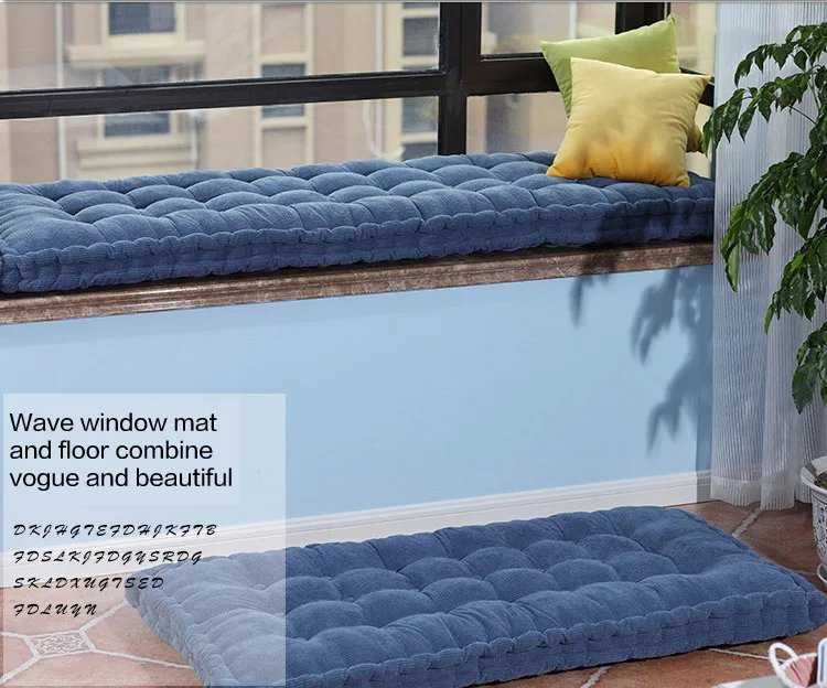 Filling Luxury Foldable Home Bay Window Seat Cushion Building Soft