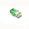 Single mode multimode Green adapter SC UPC APC shutter Adaptor with Laser marking Flange coupler fiber optical adapters