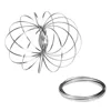 Flow Ring Kinetic Spring Toy 3D Sculpture Ring Game for Adults