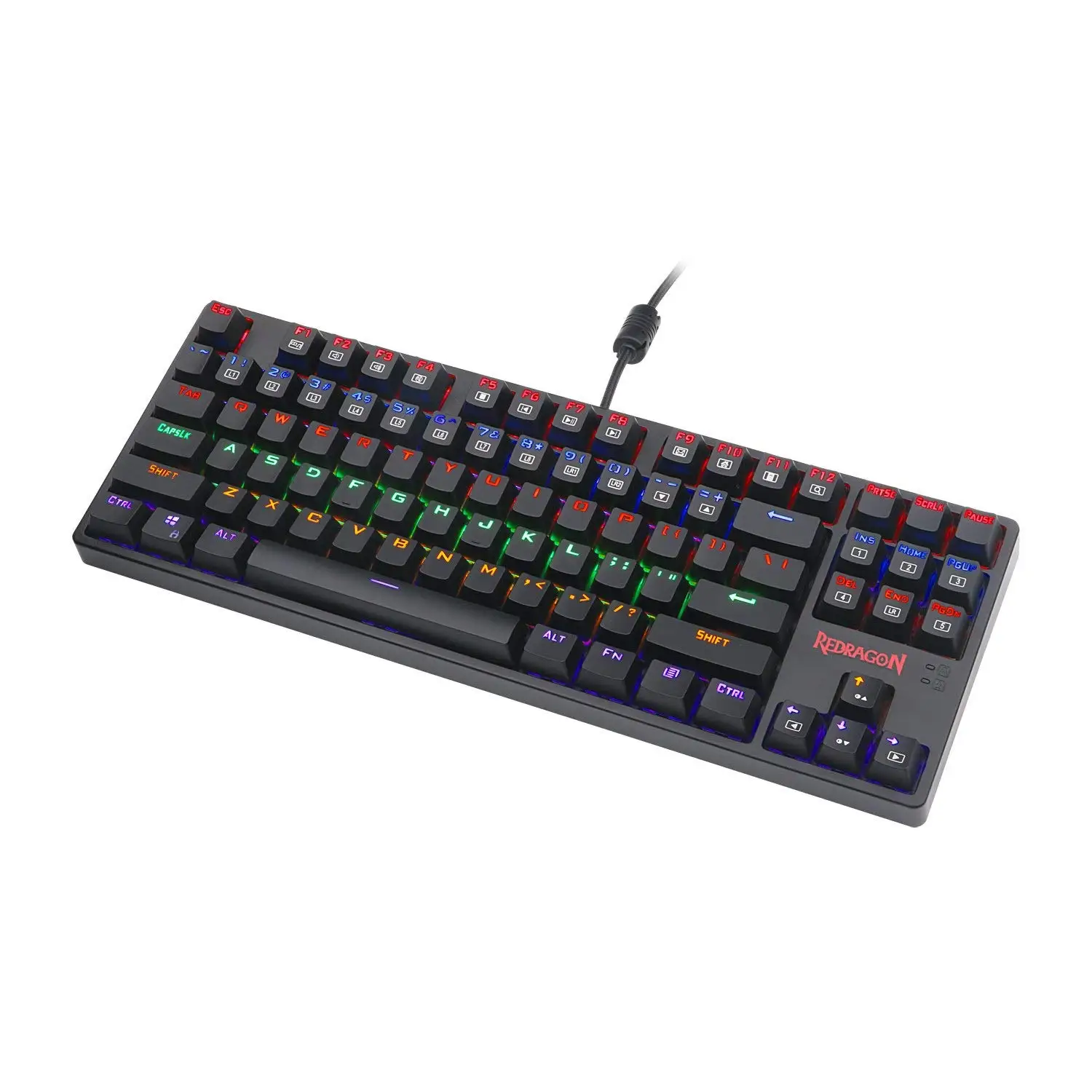 High Quality Redragon K576 Colorful Backlit Gaming Keyboard Mechanical